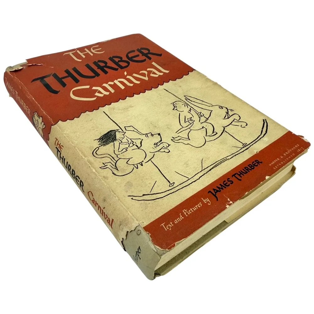 The Thurber Carnival James Thurber Hardcover Vintage Book Harper‎ Brothers 1945